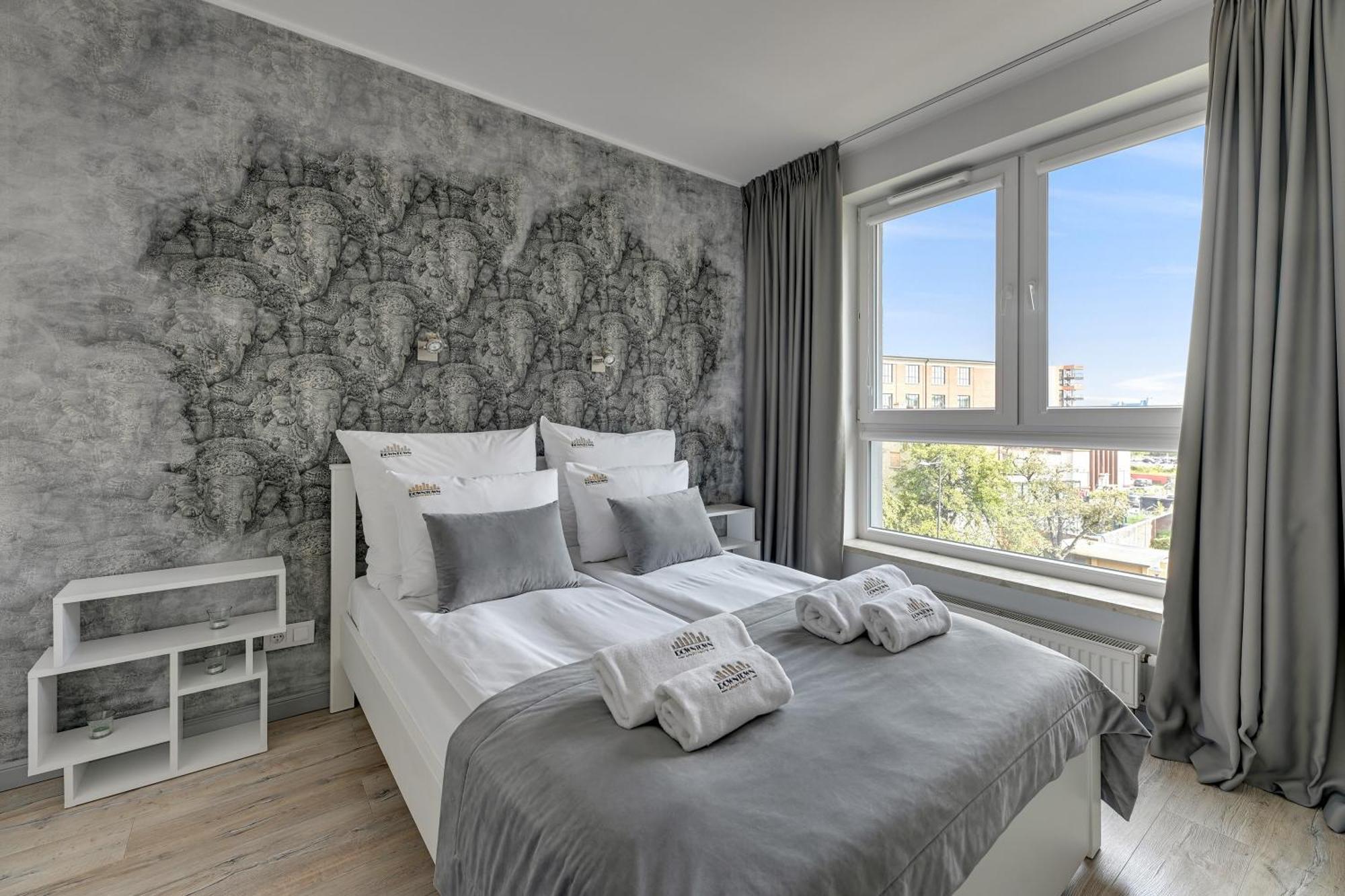 Bastion Walowa City Center & Parking By Downtown Apartments Gdansk Bagian luar foto